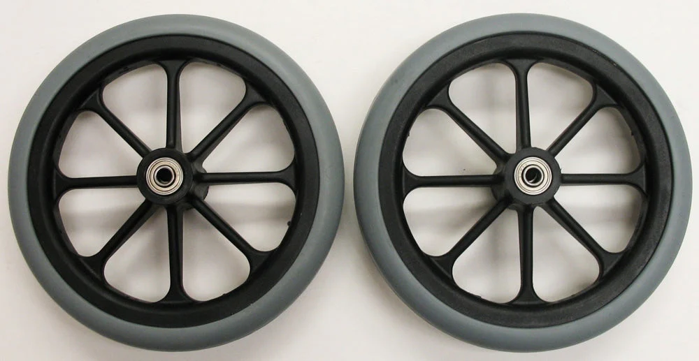 8"x1" Front Caster in Black