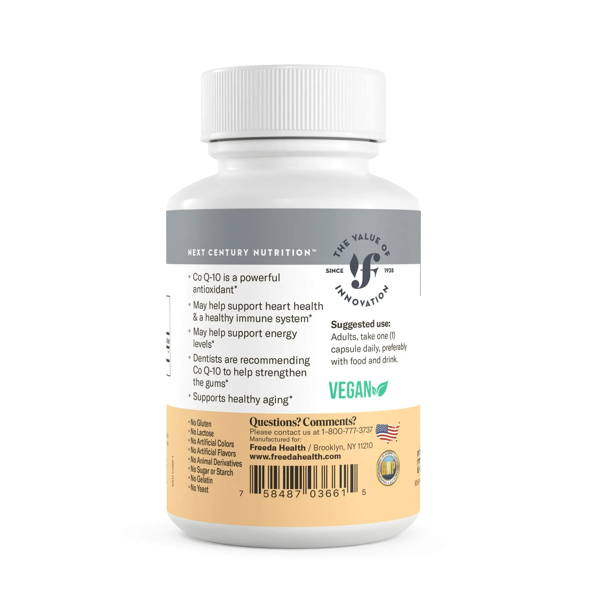 Coenzyme Q-10 (Co Q-10) 100 mg - 100 Capsules - Image 7