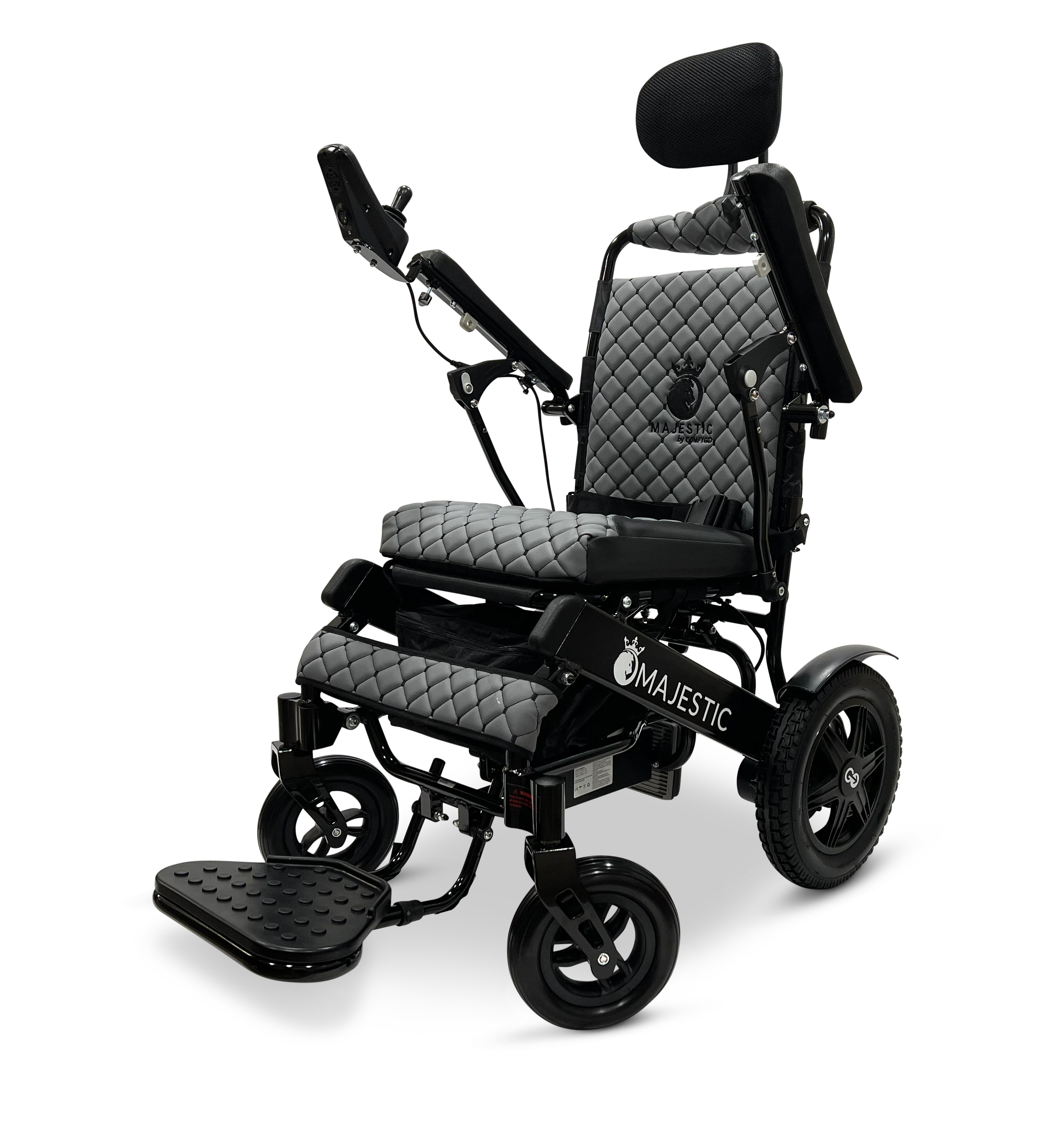 ComfyGo MAJESTIC IQ-9000 Auto Recline & Auto Folding RC Electric Wheelchair - Image 11