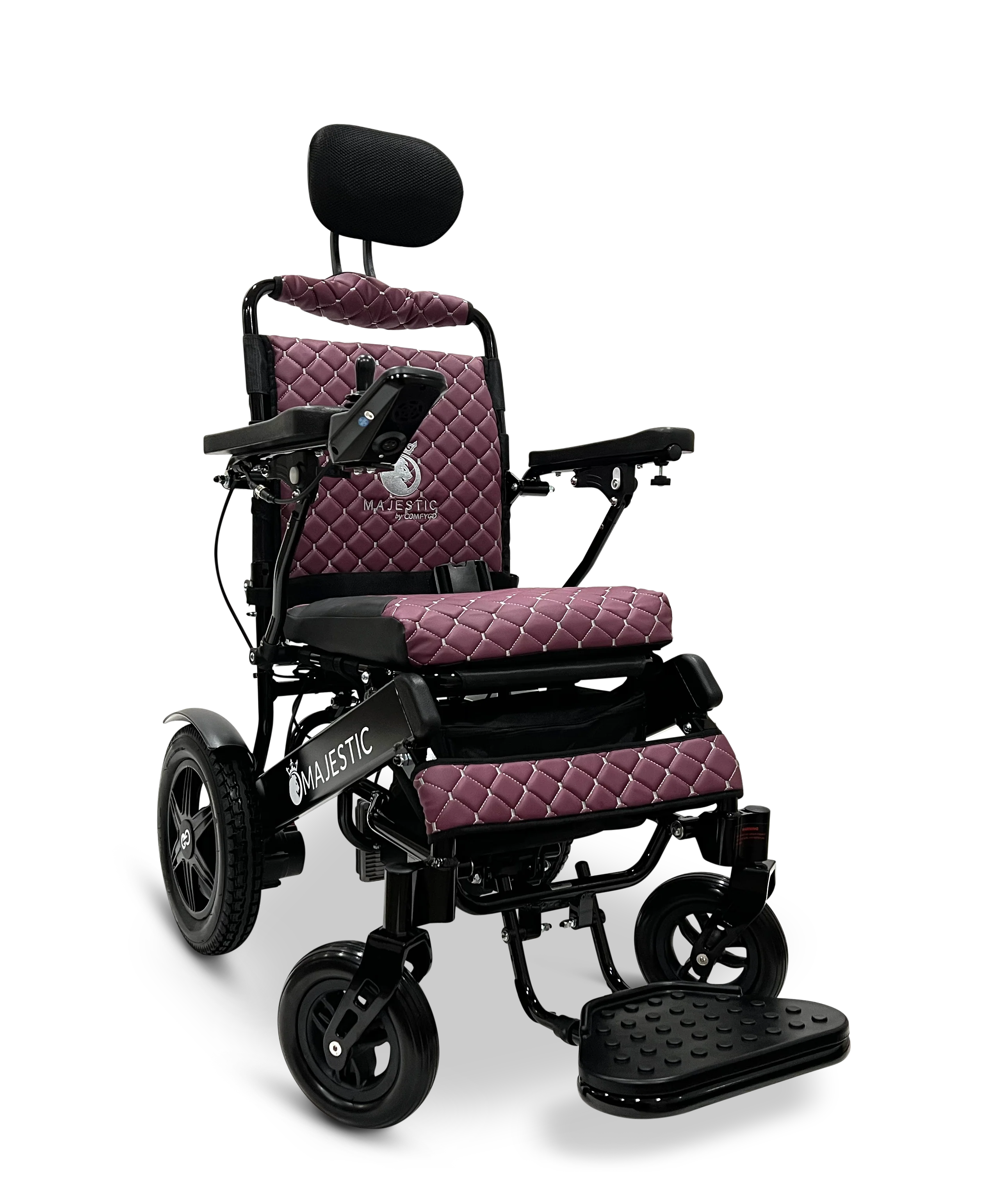 ComfyGo MAJESTIC IQ-9000 Auto Recline & Auto Folding RC Electric Wheelchair - Image 12
