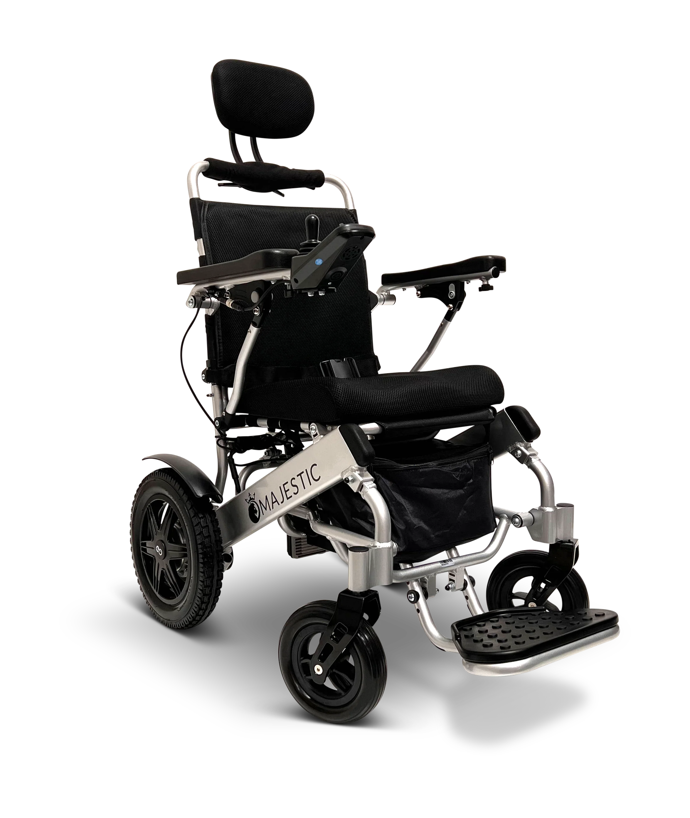 ComfyGo MAJESTIC IQ-9000 Auto Recline & Auto Folding RC Electric Wheelchair - Image 17