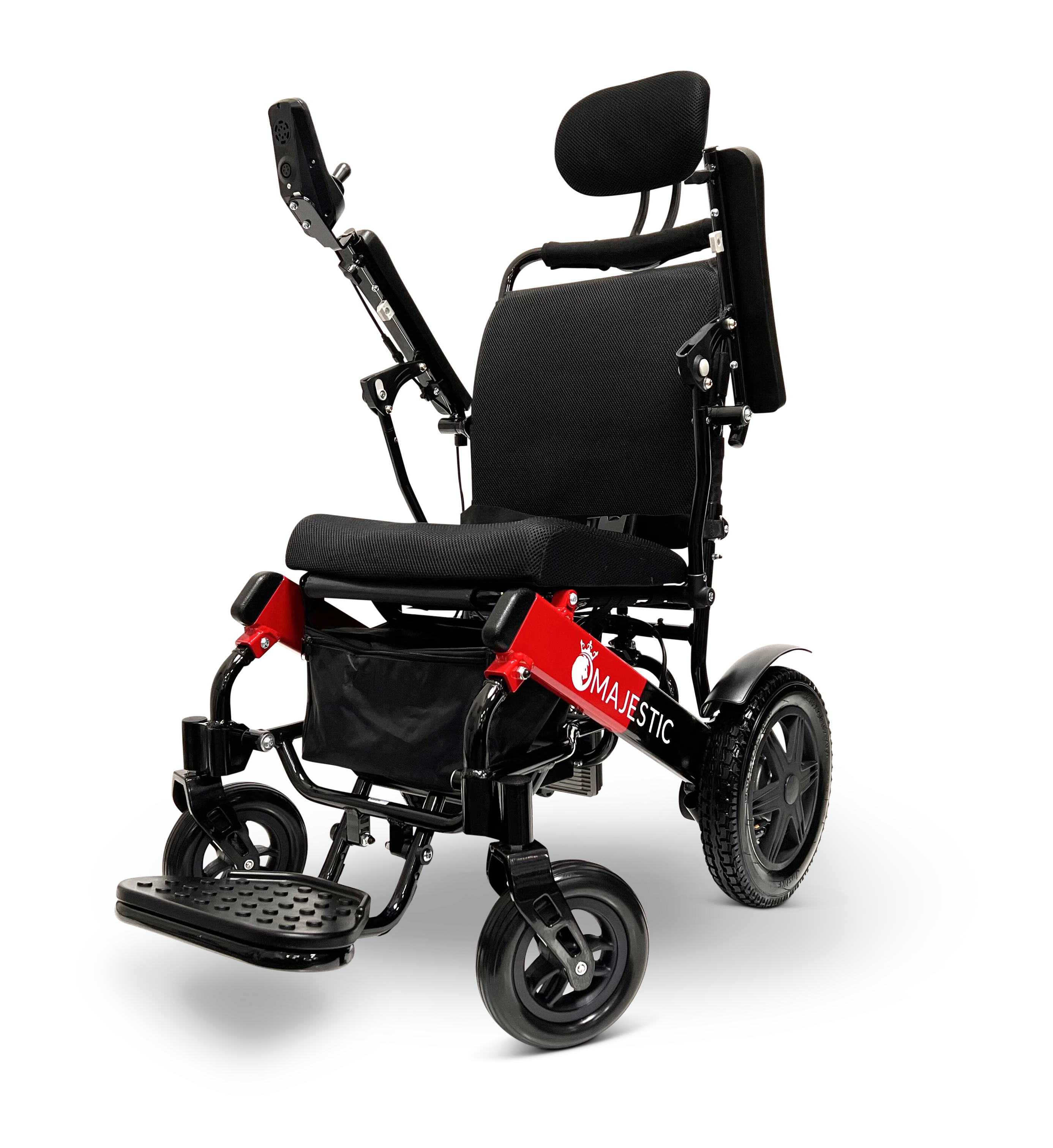 ComfyGo MAJESTIC IQ-9000 Auto Recline & Auto Folding RC Electric Wheelchair - Image 23