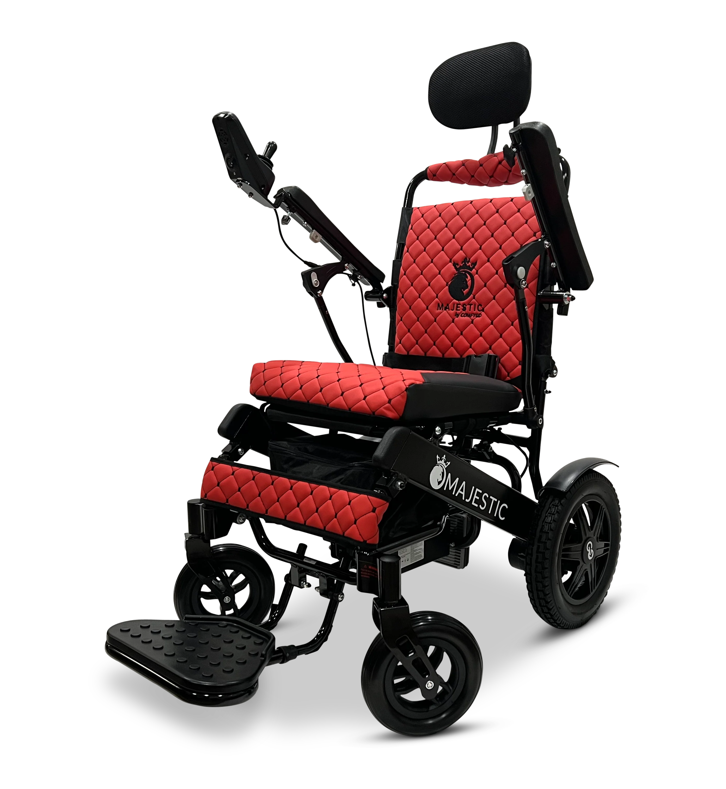 ComfyGo MAJESTIC IQ-9000 Auto Recline & Auto Folding RC Electric Wheelchair - Image 4