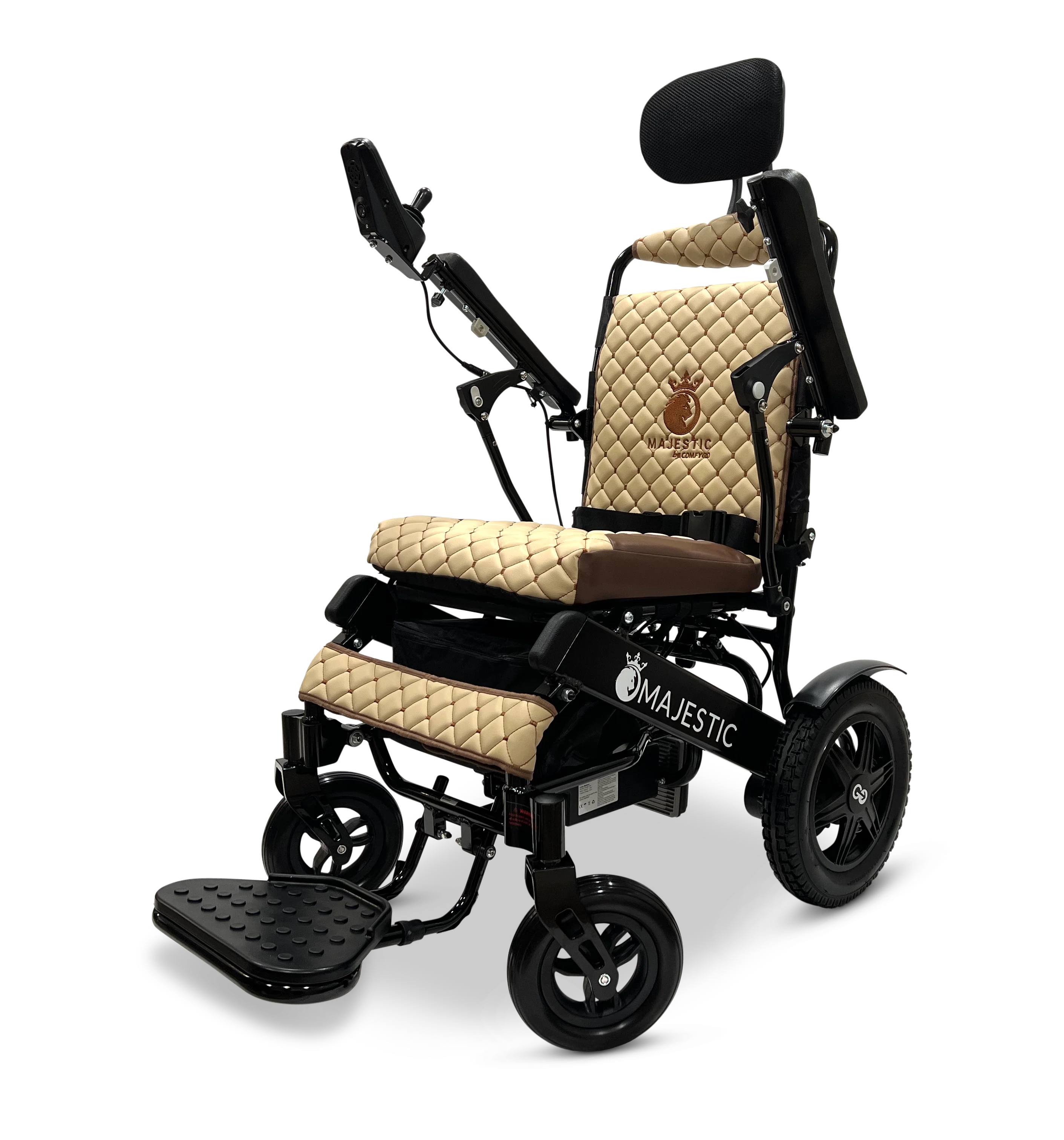 ComfyGo MAJESTIC IQ-9000 Auto Recline & Auto Folding RC Electric Wheelchair - Image 8