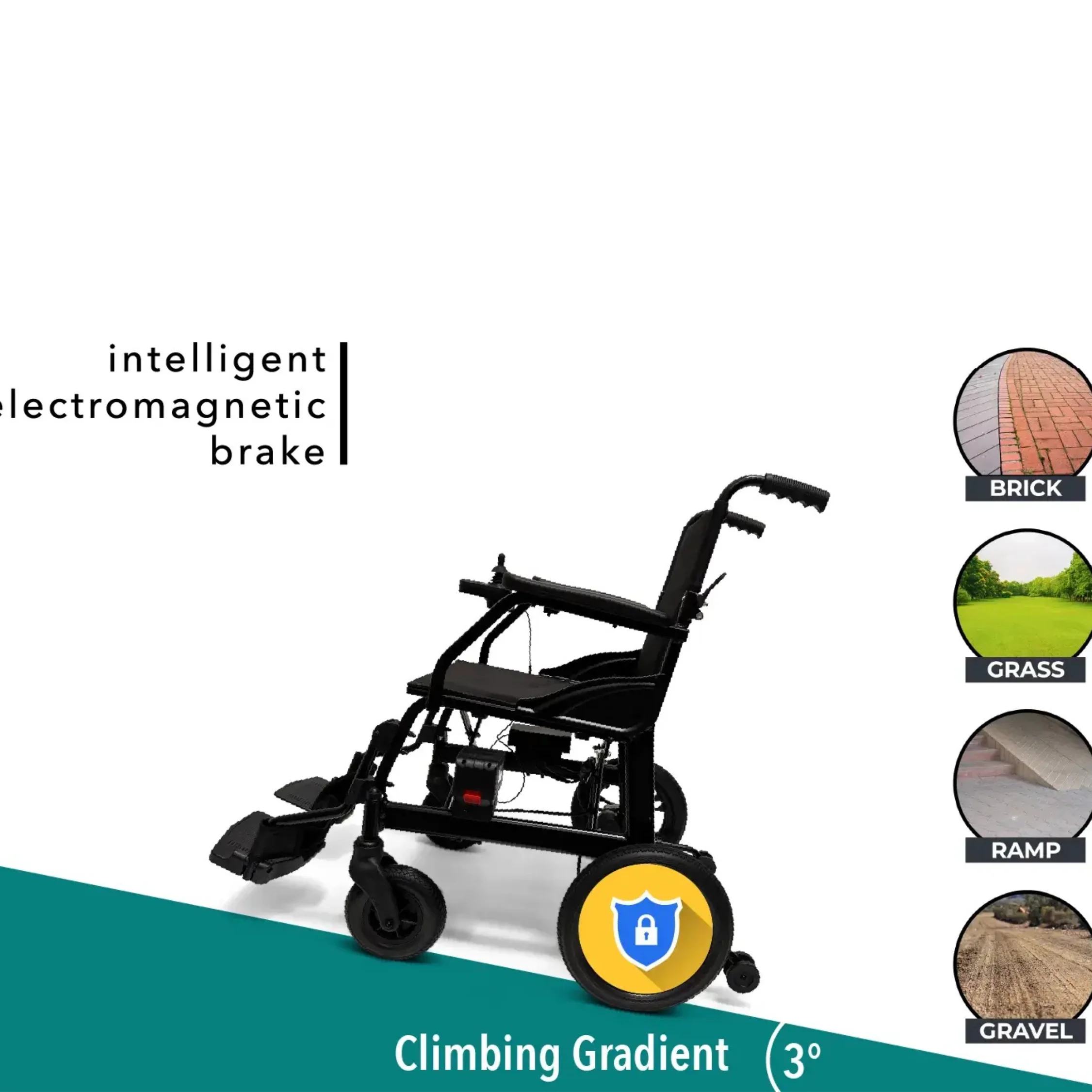 ComfyGO X-Lite 28 lb. Lightweight Manual Wheelchair Folding with Auto Detach Wheels & Replacement Parts - Image 4