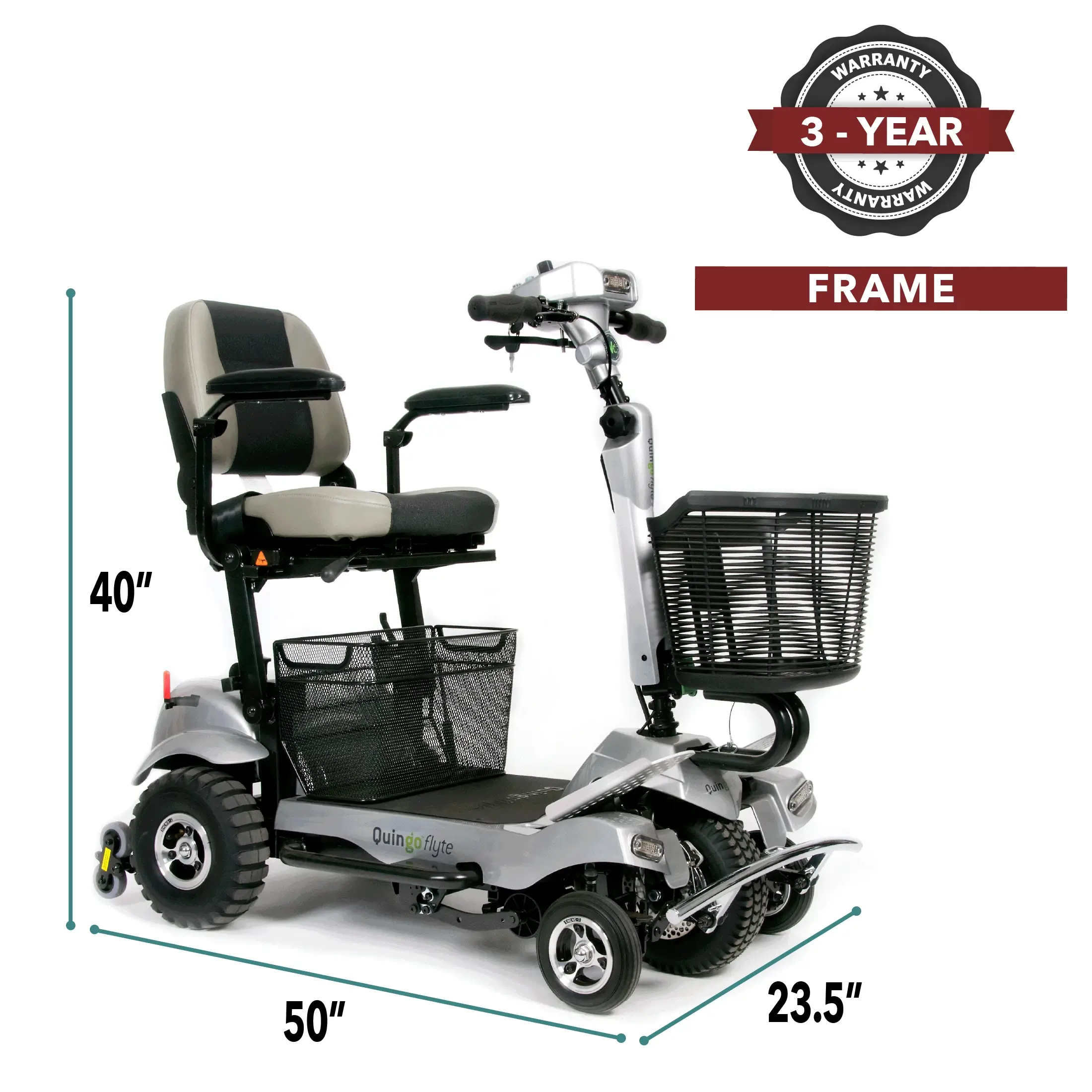 ComfyGO x Quingo Vitess 2 Mobility Scooter - Image 4