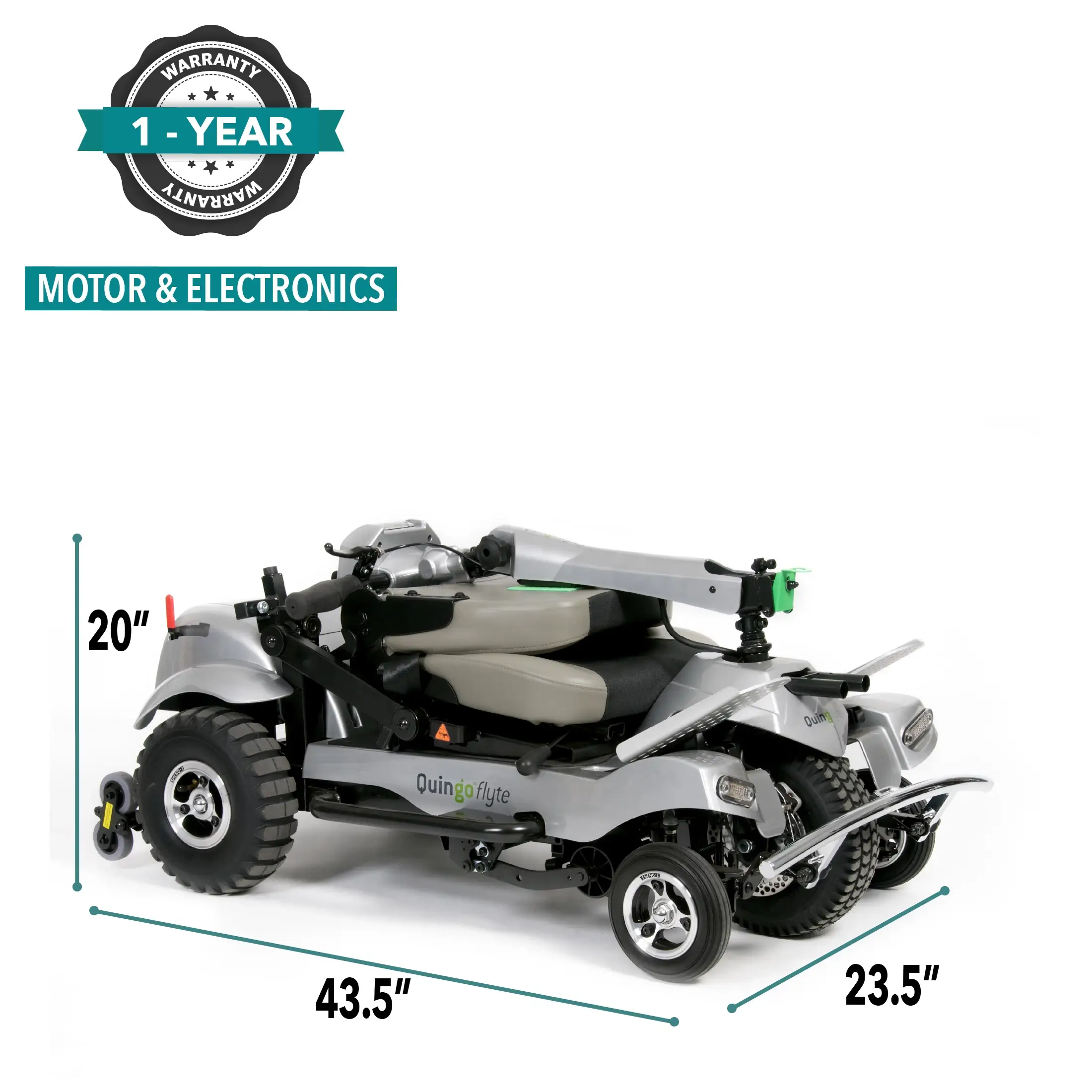 ComfyGO x Quingo Vitess 2 Mobility Scooter - Image 5