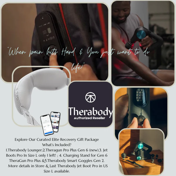 Elite Recovery Bundle Theragun PRO Plus & Therabody Lounger