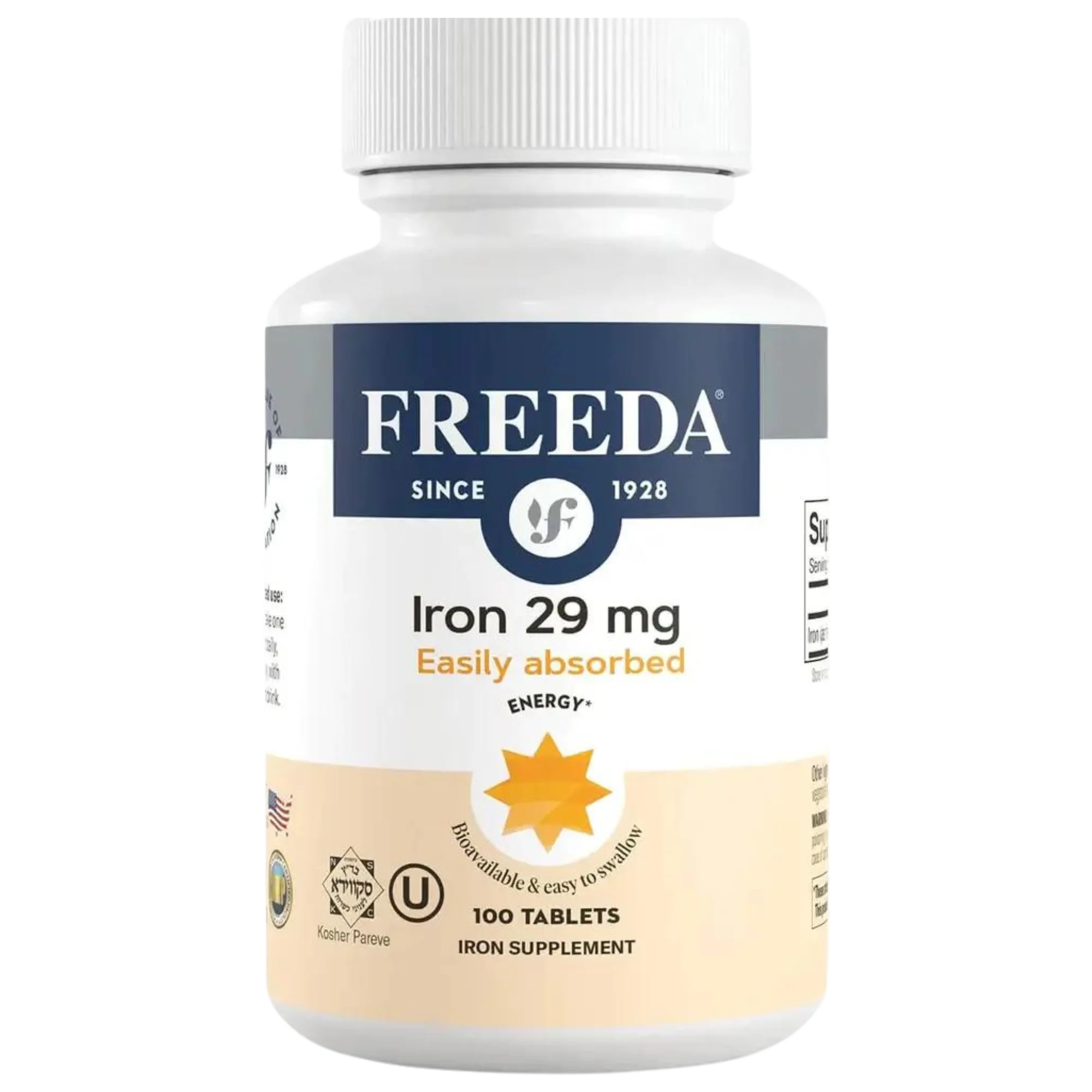 Iron (Ferrous Fumarate) 29 mg, Gentle & Easily Absorbed Iron