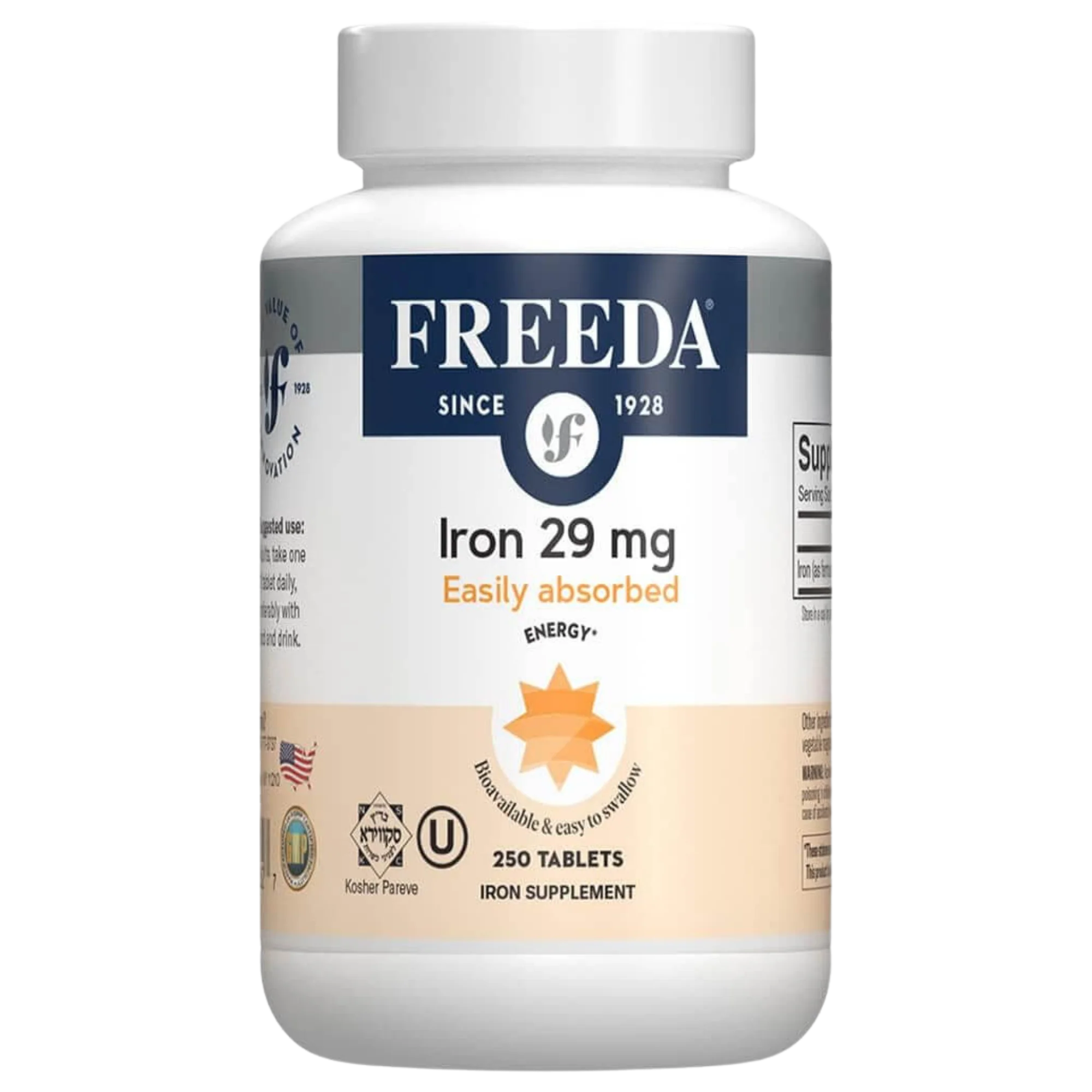 Iron (Ferrous Fumarate) 29 mg, Gentle & Easily Absorbed Iron - Image 2