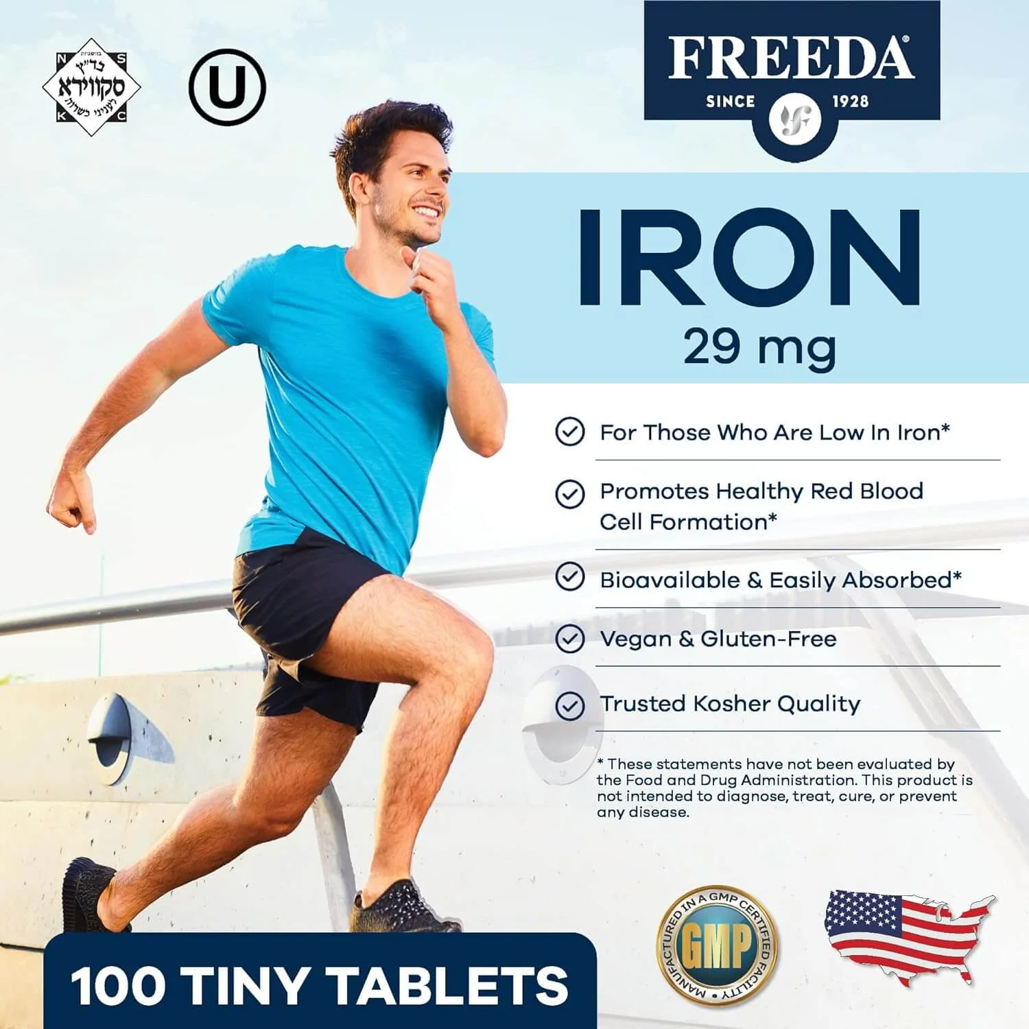 Iron (Ferrous Fumarate) 29 mg, Gentle & Easily Absorbed Iron - Image 3