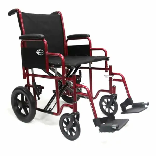 Karman T900 Series in T 920 & 922W 22" Heavy Duty Transport Wheelchair 40lb. - Image 2