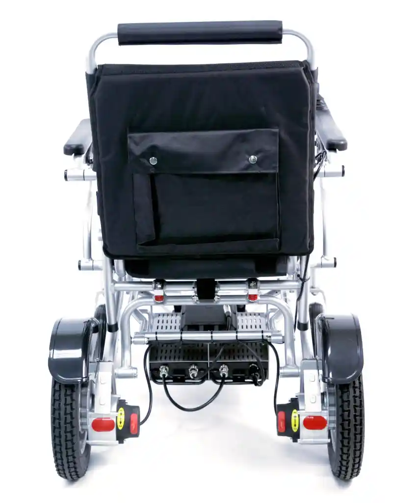 Karman Tranzit Go Electric Wheelchair: Lightweight, Foldable, Brushed Silver or Black - Image 9