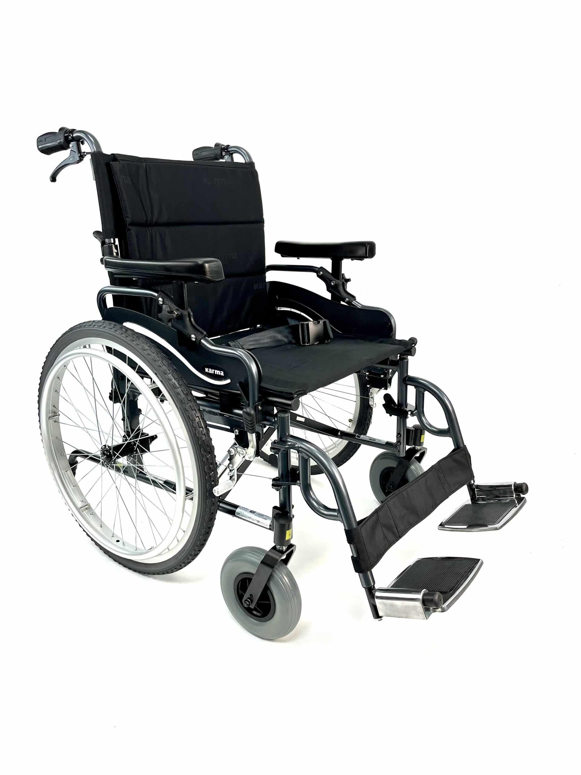 KM-8520X 20" seat Lightweight Heavy Duty Wheelchair.