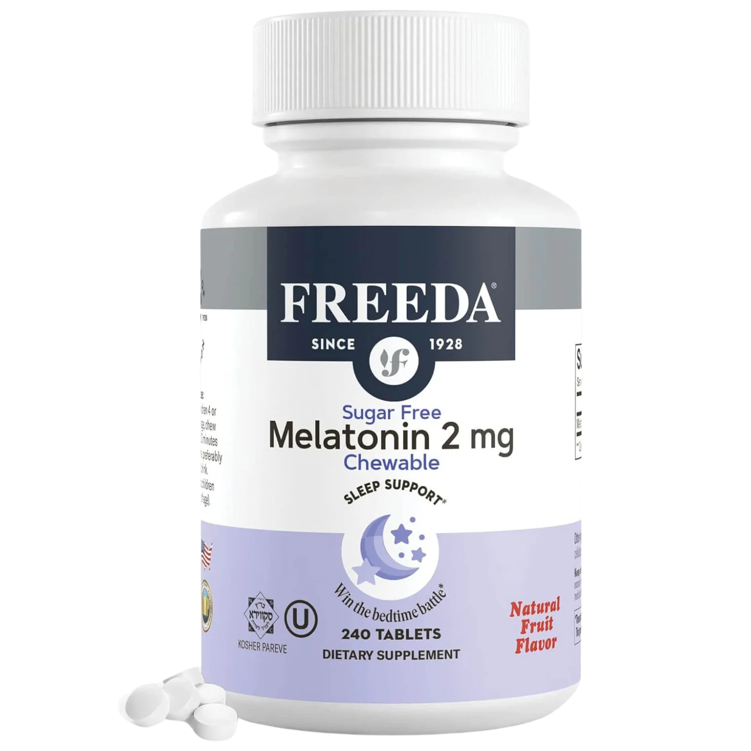 Melatonin Sugar-Free Chewable 2 mg - Image 3