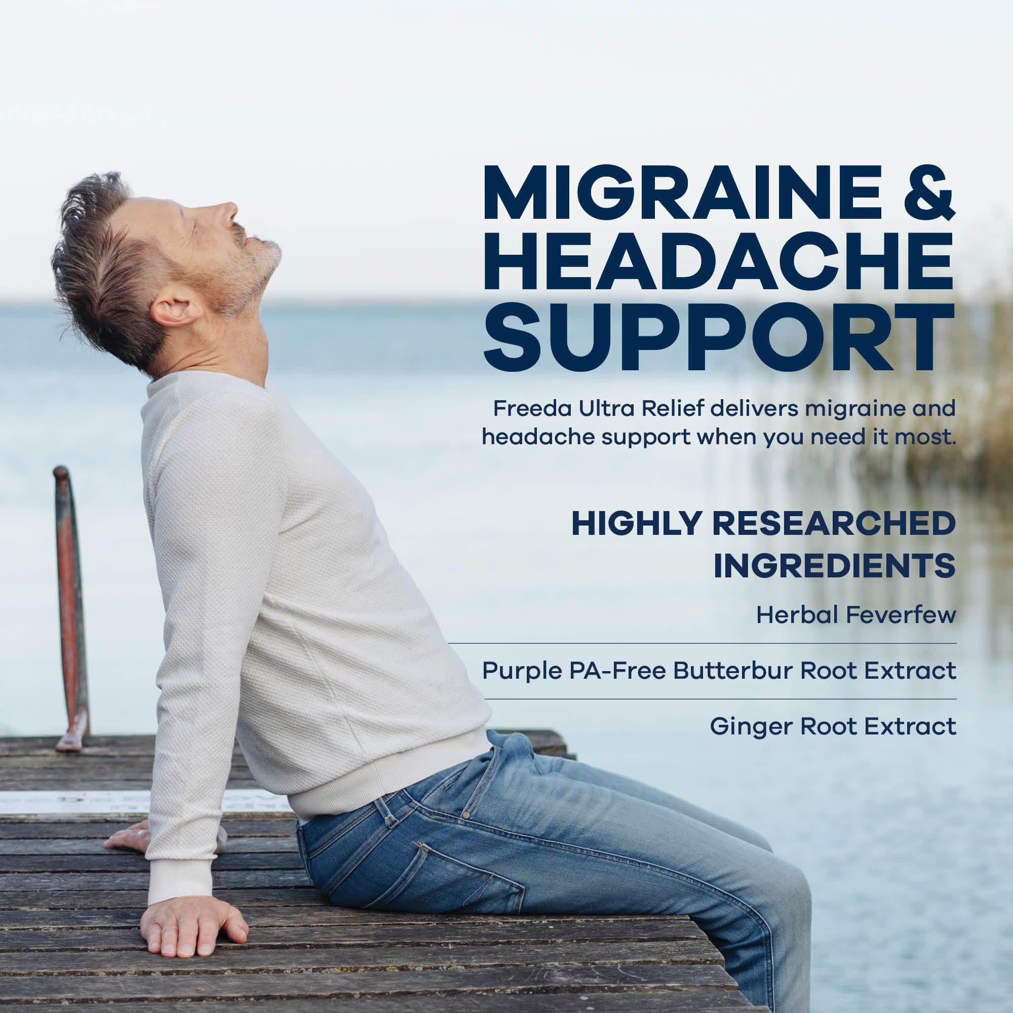 Migraine Formula Ultra Relief - 90 Capsules - Image 3