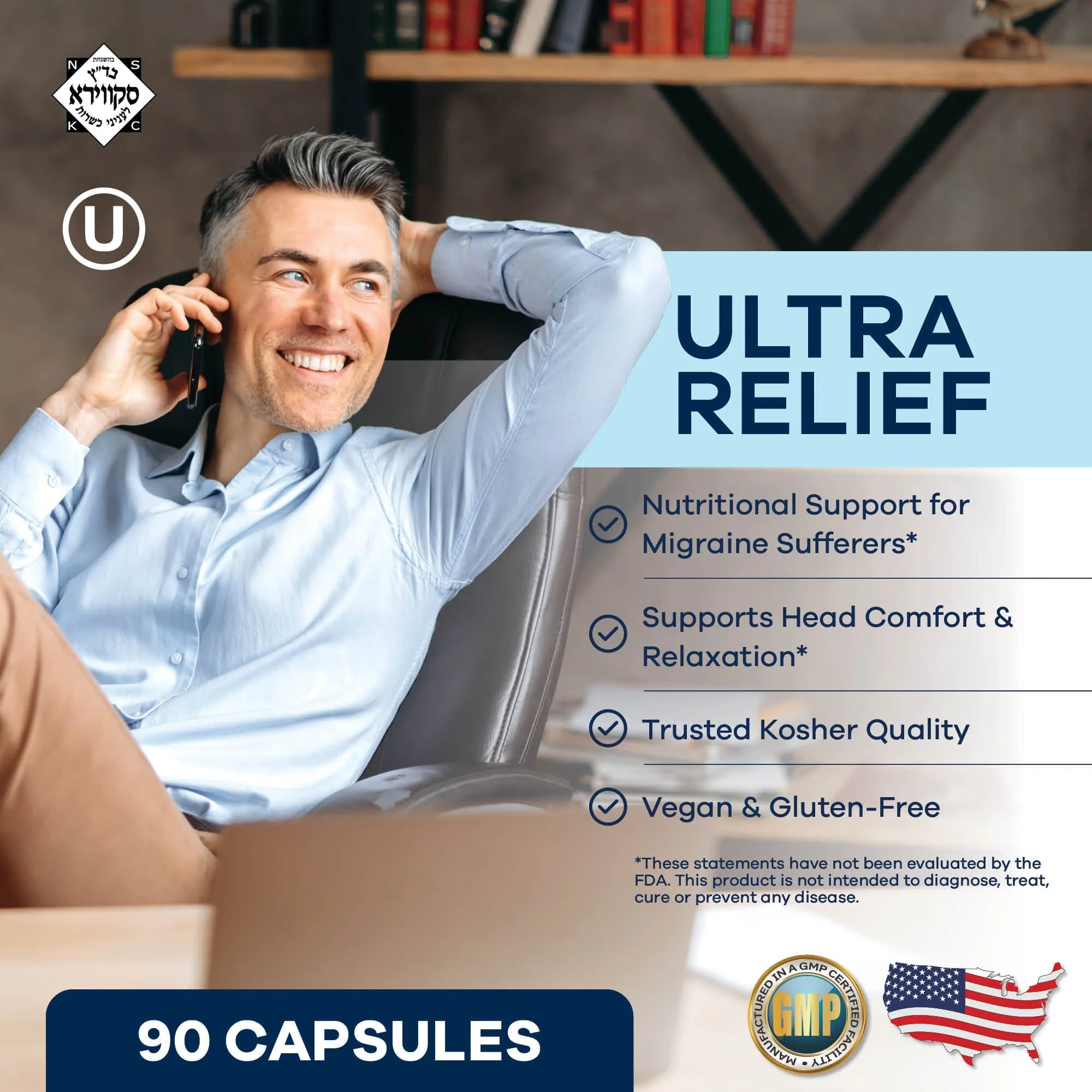 Migraine Formula Ultra Relief - 90 Capsules - Image 5
