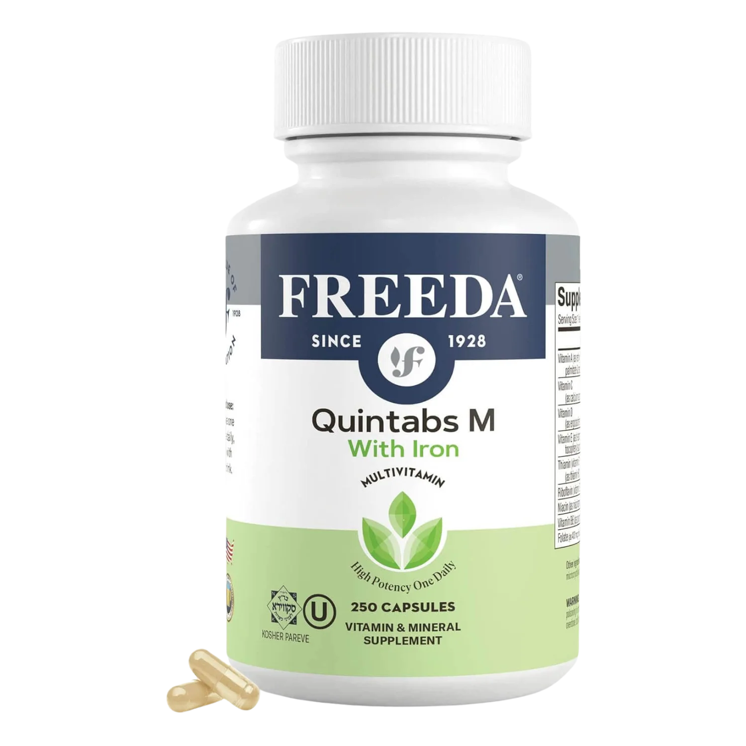 Quintabs-M with Iron - Comprehensive Multivitamin - One Daily - Image 2