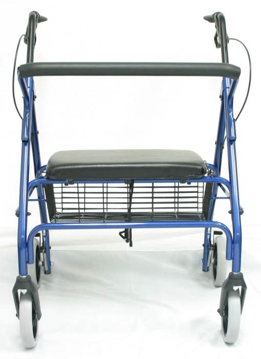 R-4700 Extra Wide Bariatric Rollator with Padded Flip-down Seat in 2 Jewel Tones! - Image 2