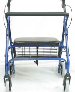 R-4700 Extra Wide Bariatric Rollator with Padded Flip-down Seat in 2 Jewel Tones! - Image 5