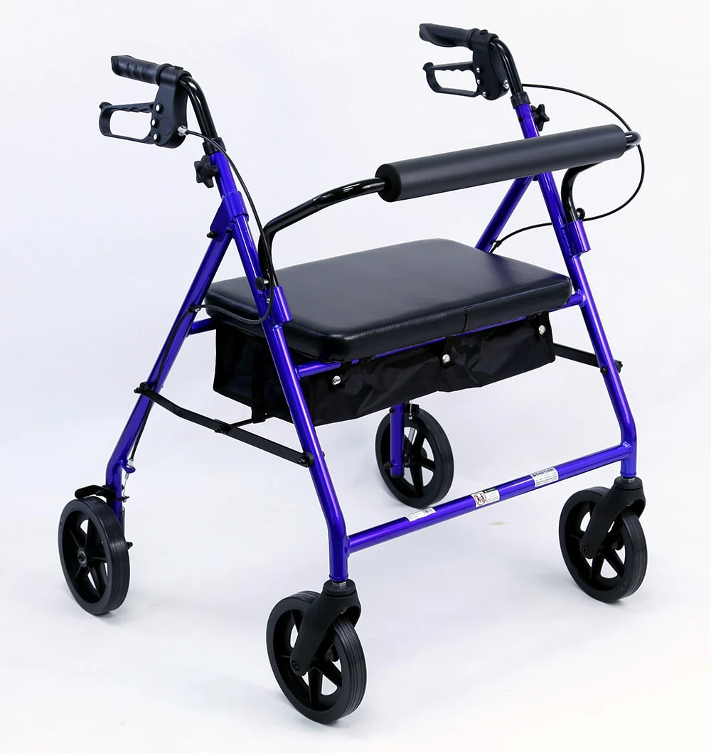R-4800 Extra Wide Lightweight Rollator, Aluminum, 20 lbs. - Image 2