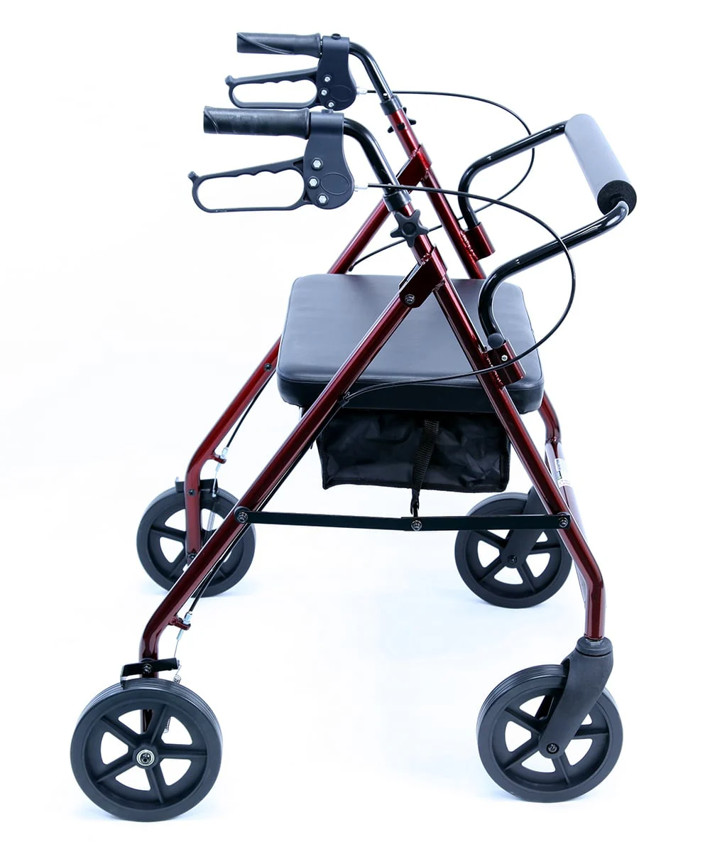 R-4800 Extra Wide Lightweight Rollator, Aluminum, 20 lbs. - Image 3
