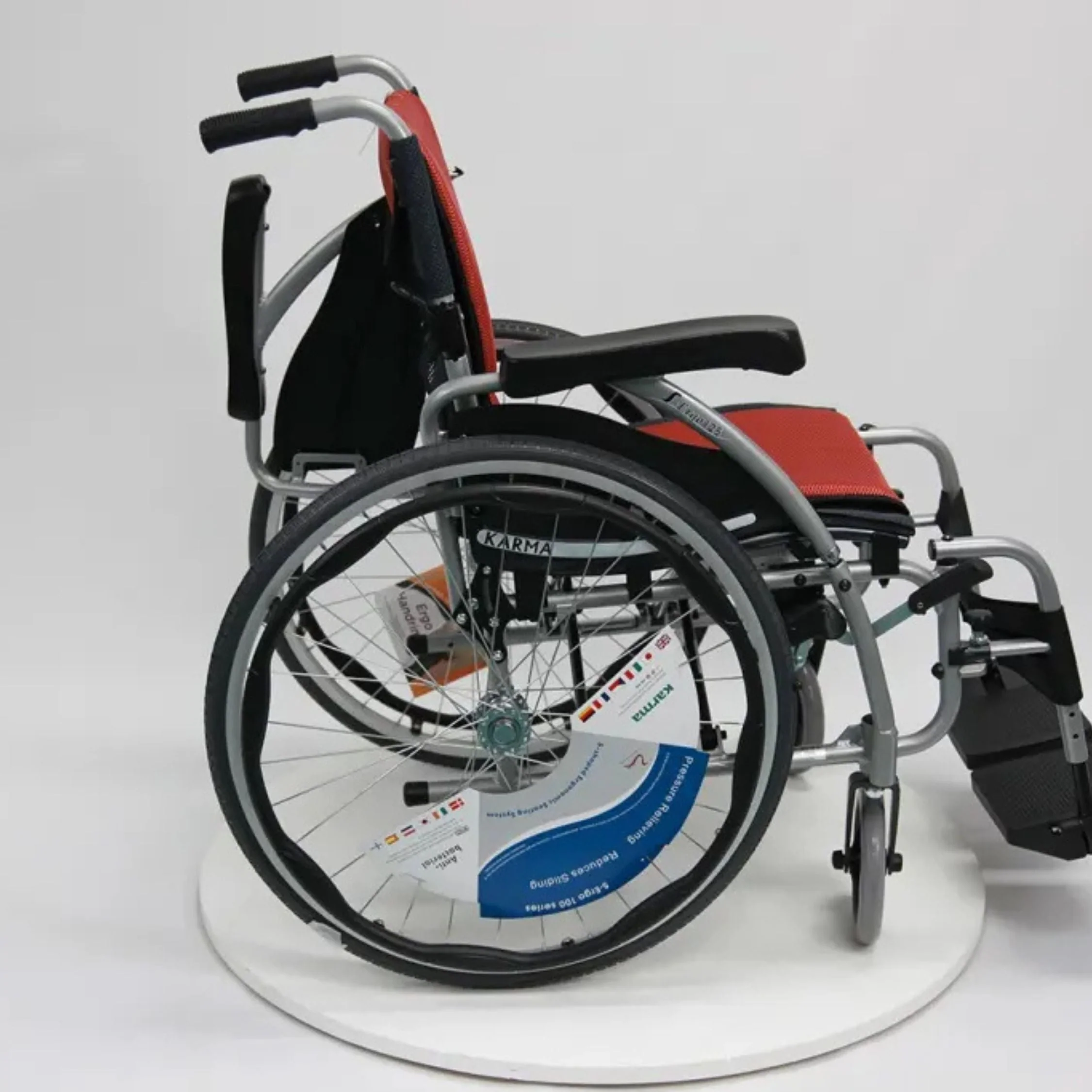S-Ergo 125 Ergonomic Wheelchair with Flip-Back Armrest and Swing Away Footrest - Image 11