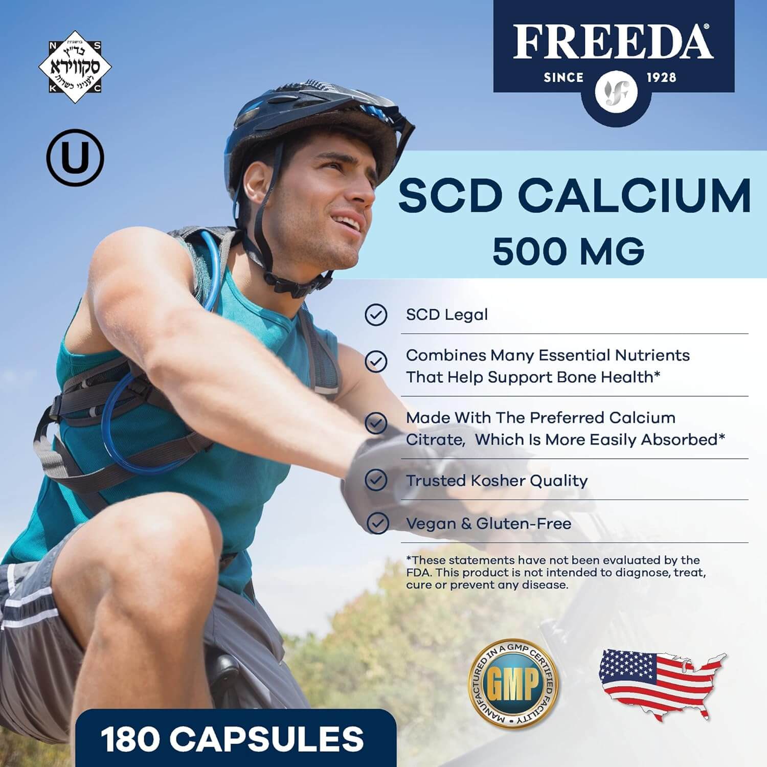SCD Calcium Complex - 180 Vegetable Capsules - Image 2