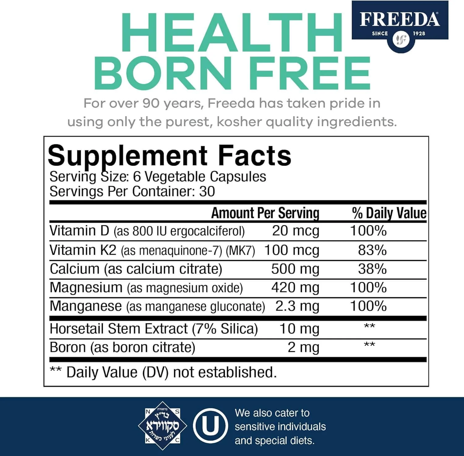 SCD Calcium Complex - 180 Vegetable Capsules - Image 3