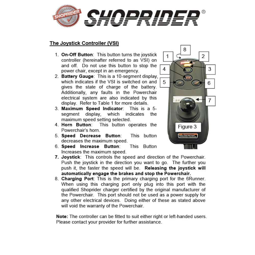 Shoprider® 6RUNNER 14" powerchair - Image 10