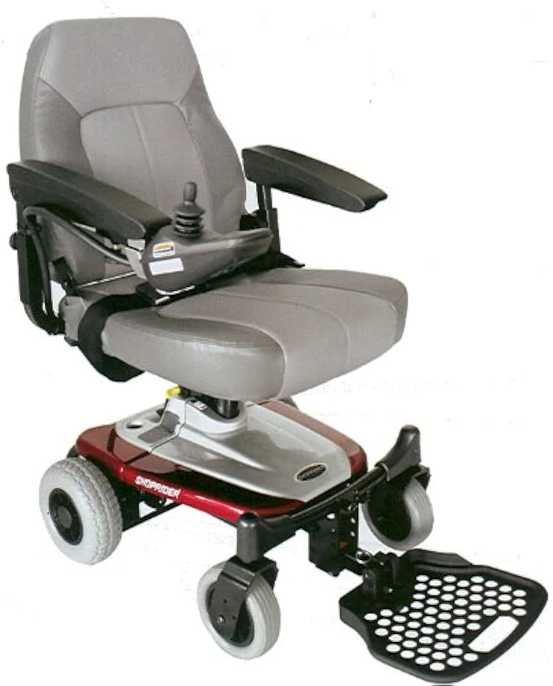 Shoprider® Smartie Power Wheelchair In Royal Blue & NY Red Apple - Image 3
