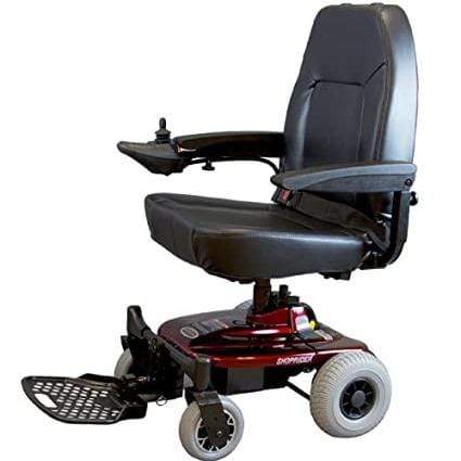 Shoprider® Smartie Power Wheelchair In Royal Blue & NY Red Apple - Image 4