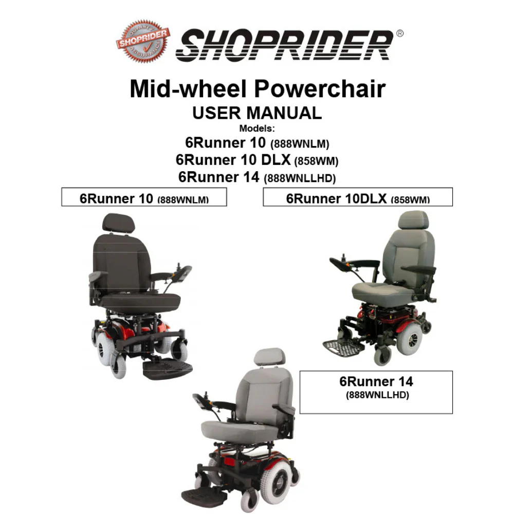 Shoprider® Swing Away Footplate Kit & R/L Pairs for Streamer & 6 Runner 14 Power Chairs - Image 8