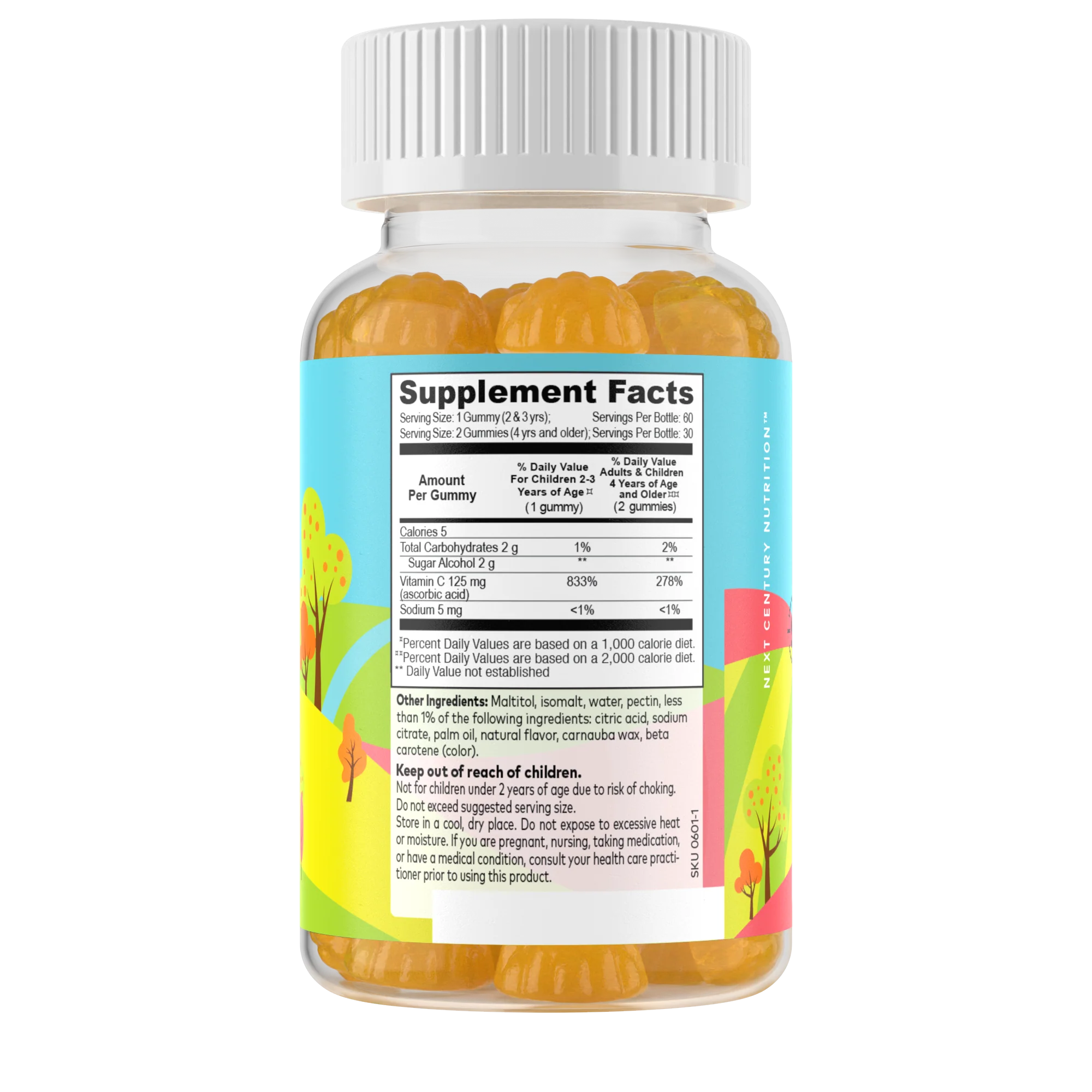 Sugar Free Vitamin C - 60 Gummies - Image 6
