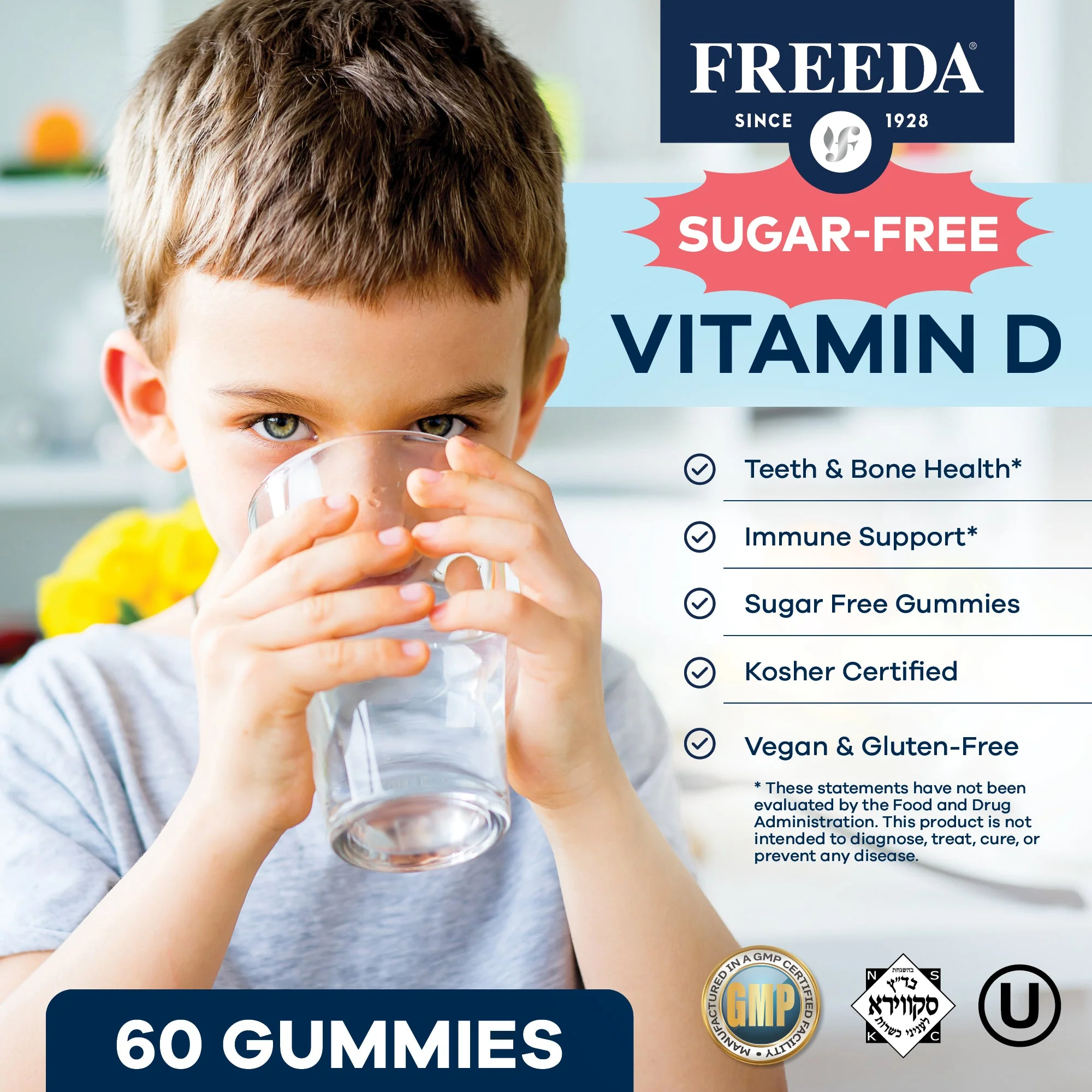 Sugar Free Vitamin D3 1,000 IU - 60 Gummies - Image 2