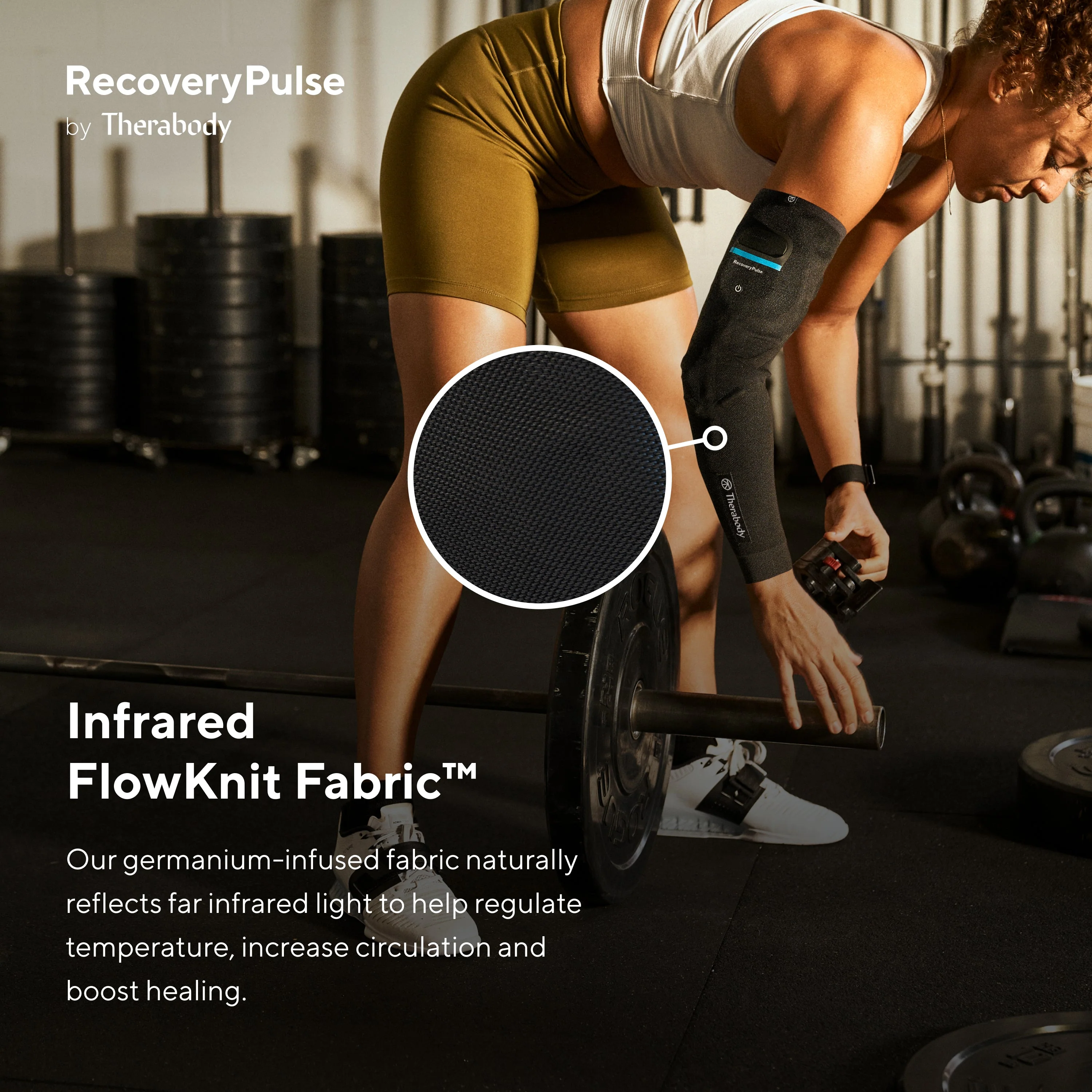 Therabody Recovery Pulse Arm Compression Sleeve - Image 3