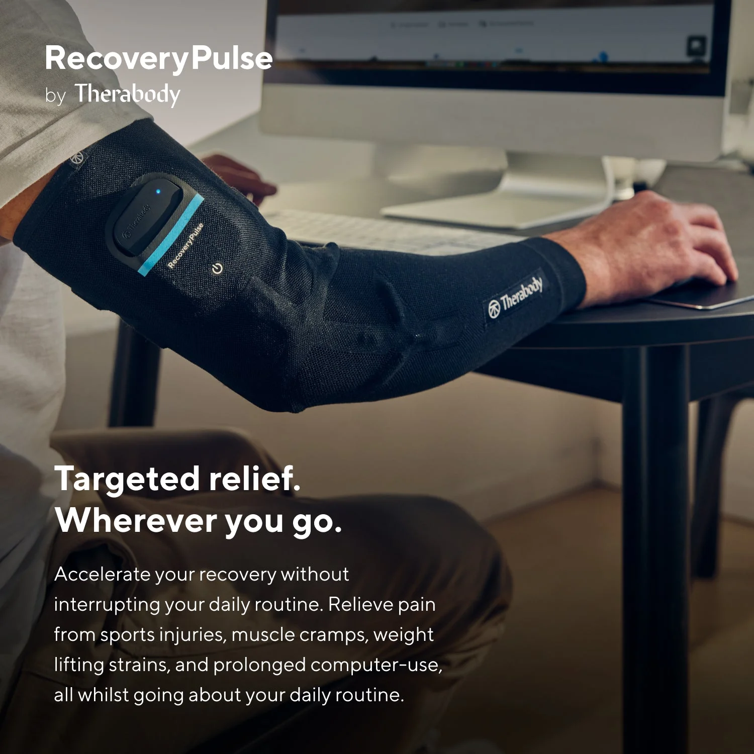 Therabody Recovery Pulse Arm Compression Sleeve - Image 4