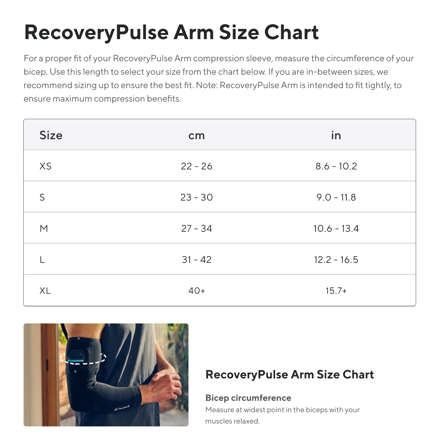 Therabody Recovery Pulse Arm Compression Sleeve - Image 5