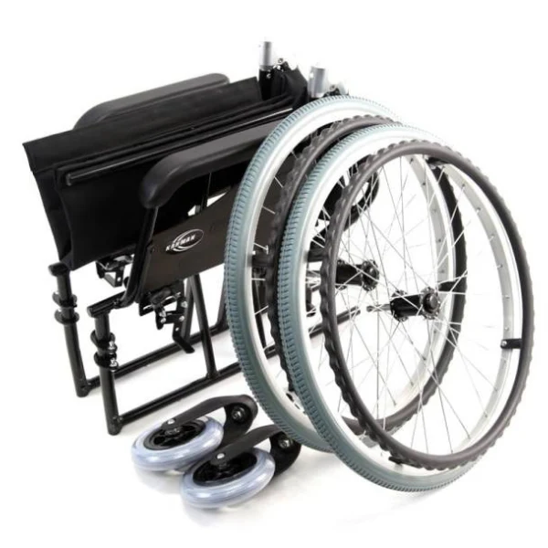 Ultra Light weight wheelchair LT-990 18" seat 24 lbs with Quick Release Axles - Image 6