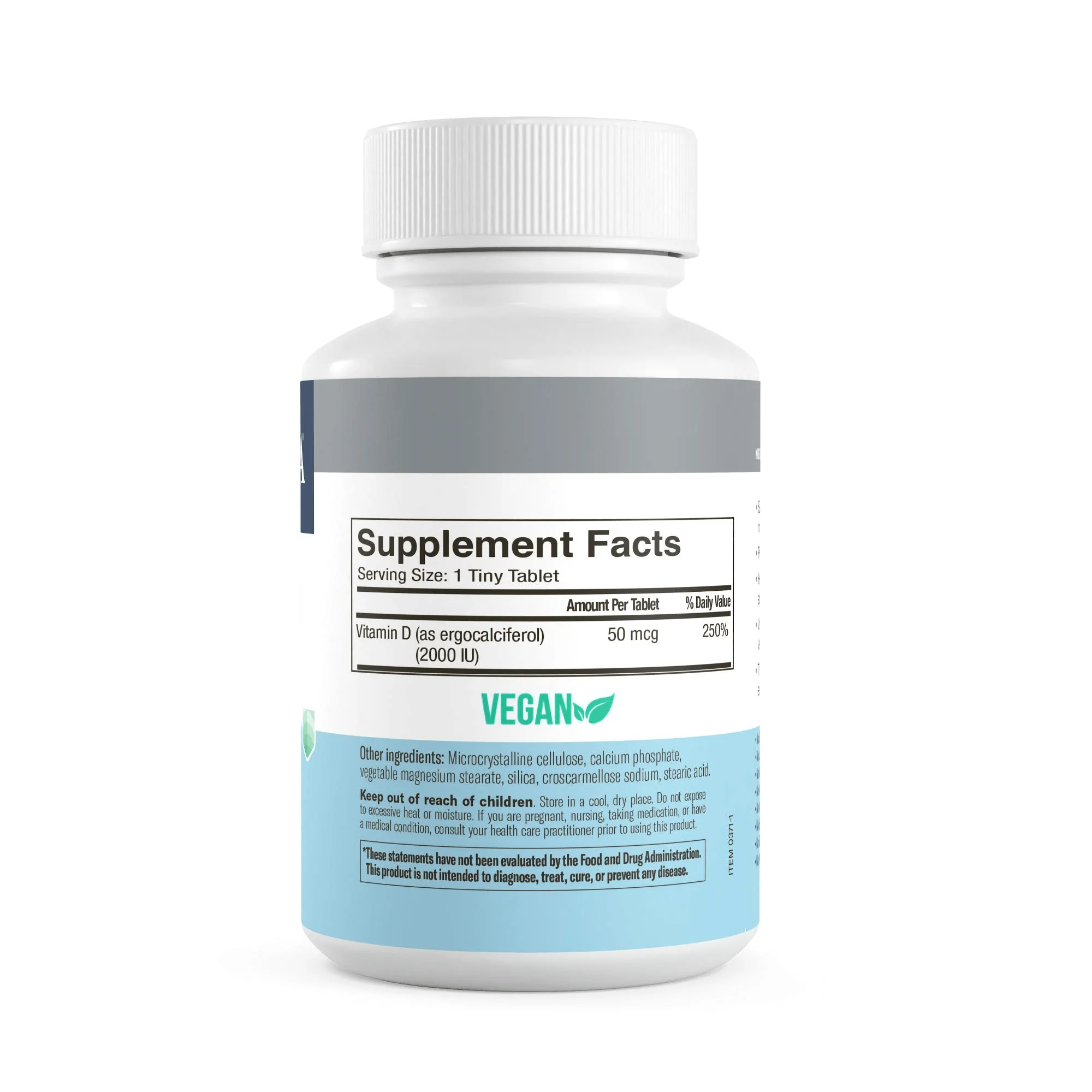 Vitamin D2 2000 IU - 100 Tiny Tablets - Image 8