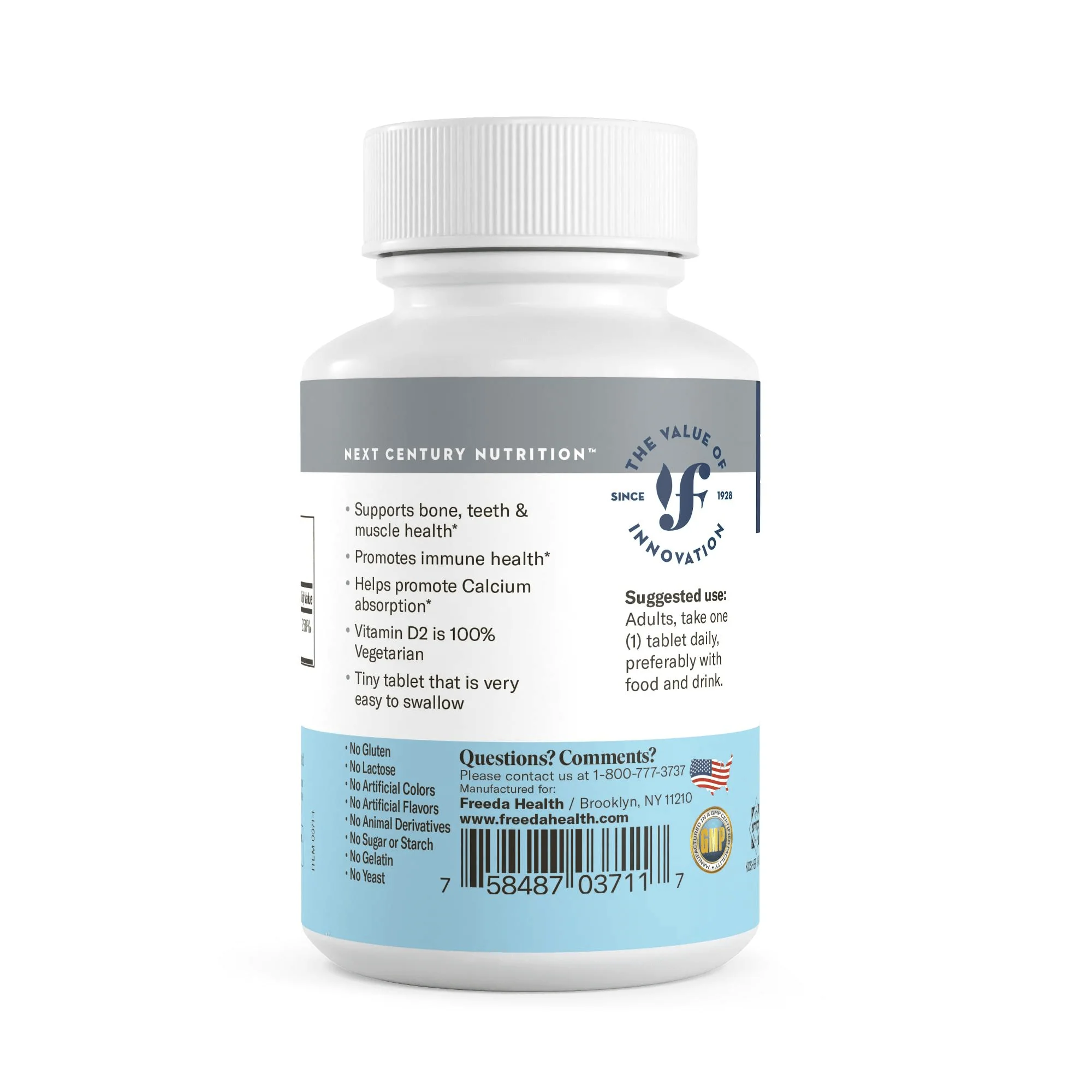 Vitamin D2 2000 IU - 100 Tiny Tablets - Image 9